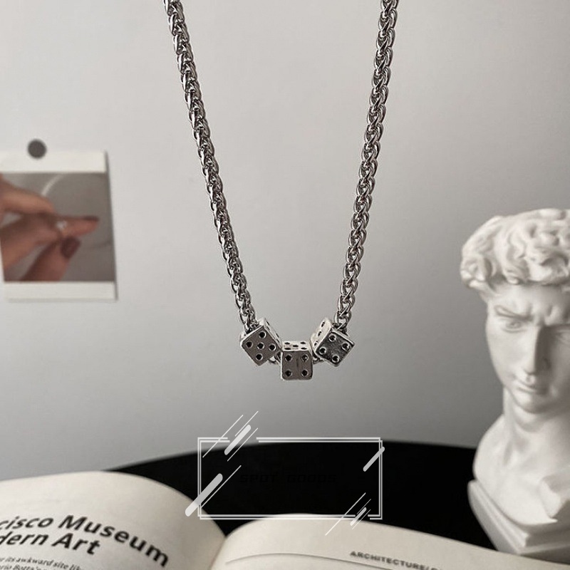 Vòng cổ Thiết Kế Đơn Giản Phong Cách hip hop Đường Phố