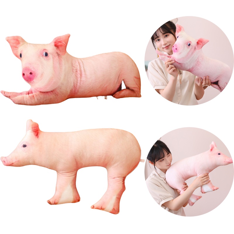 Gối Nhồi Bông Hình Chú Heo Hoạt Hình Đáng Yêu