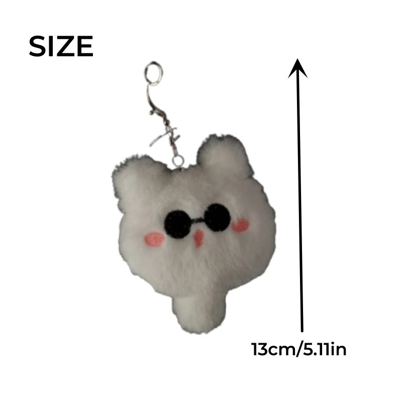 Móc Khóa Hình Mèo Bông jujutsu kaisen gojo satoru Dễ Thương