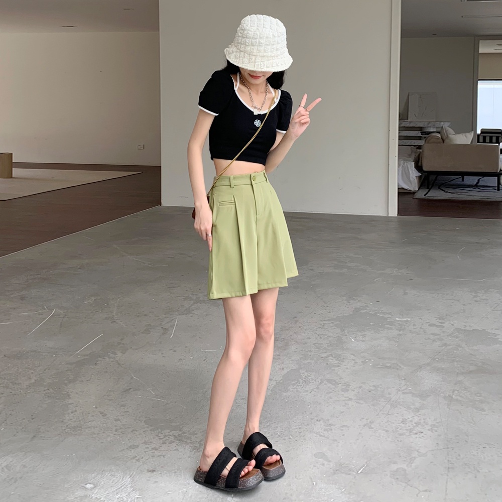 Quần Short Dáng Rộng Thời Trang Mùa Hè 62020 Dành Cho Nữ