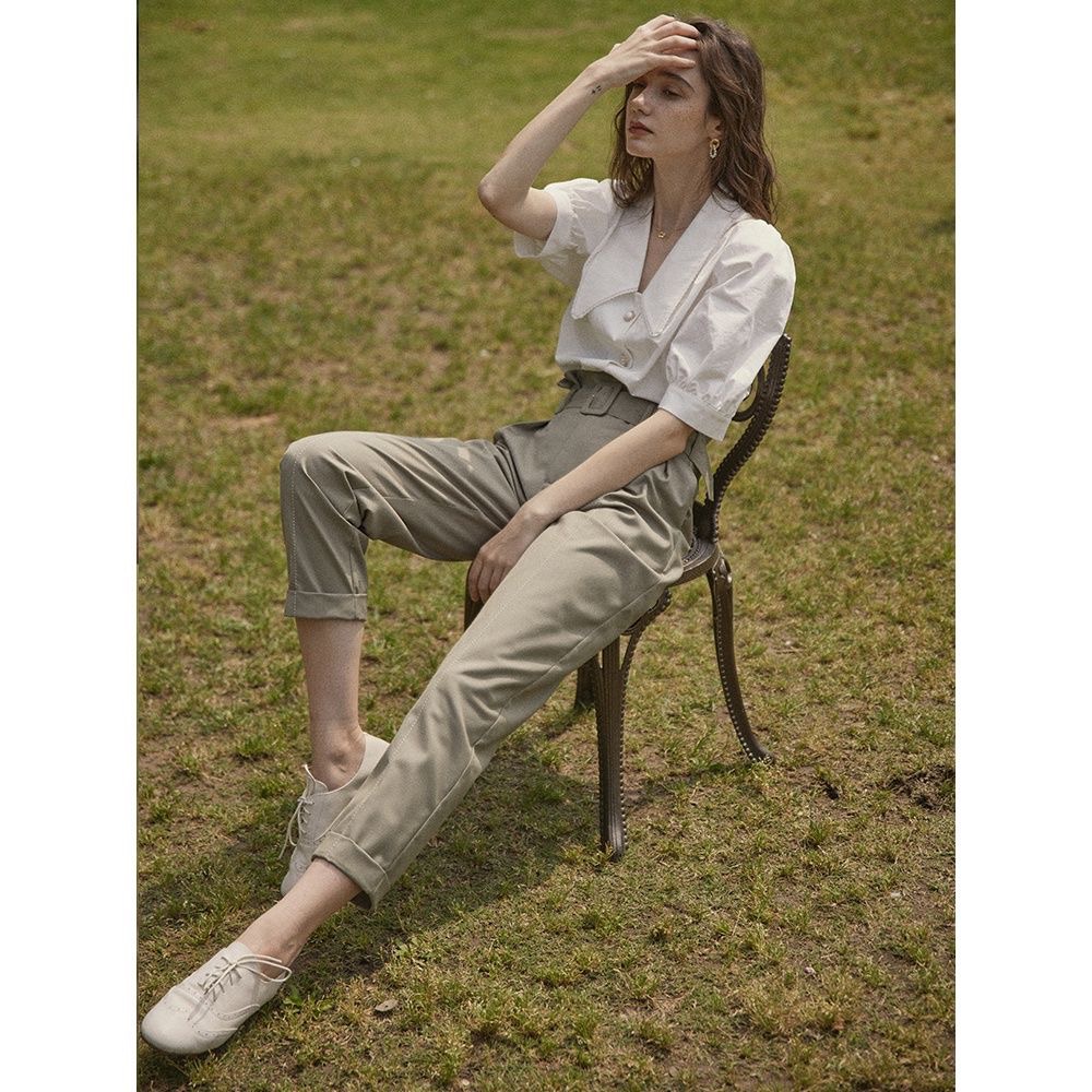 Áo Sơ Mi Tay Phồng Thời Trang Mùa Hè Pháp Cổ Điển 62180