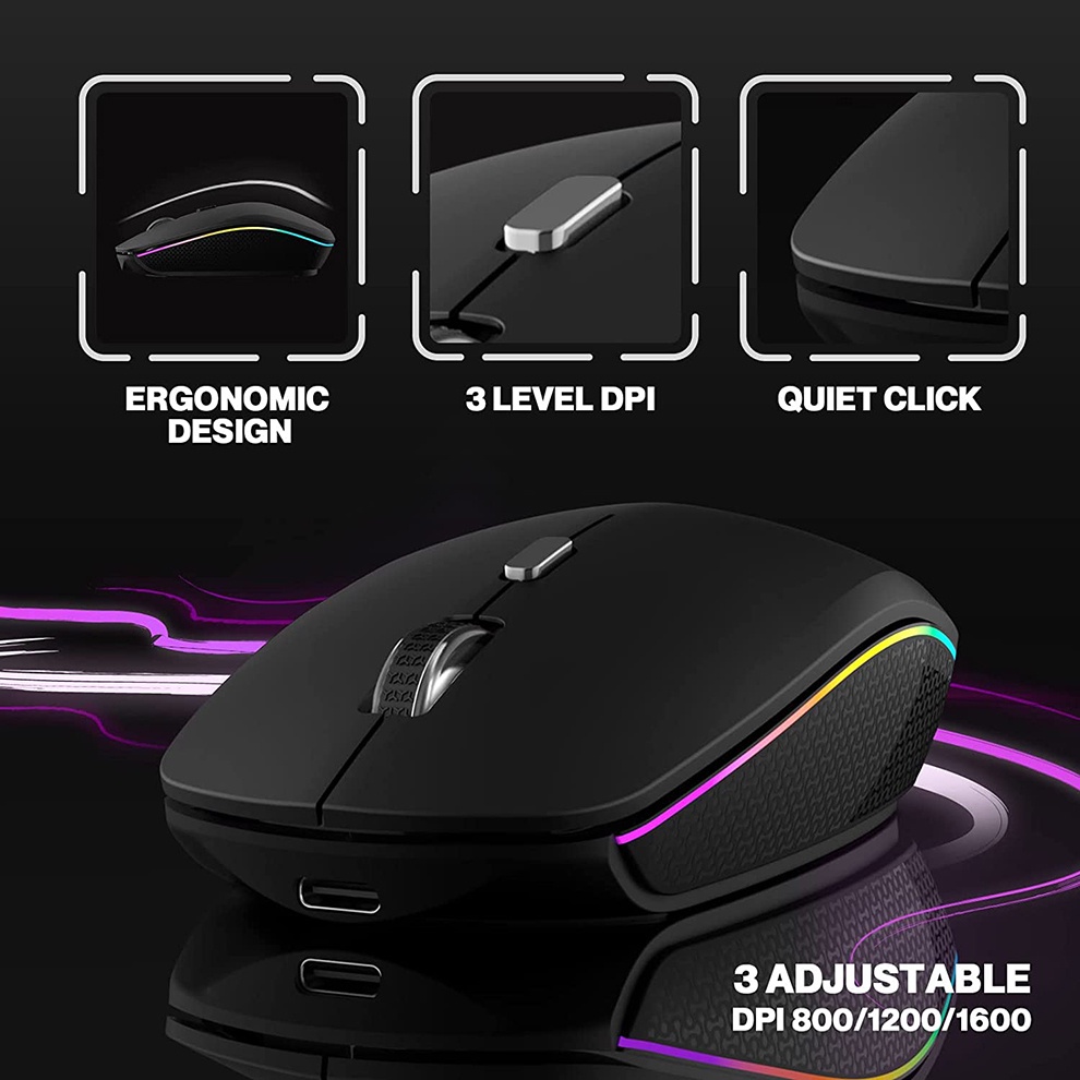 Bộ Bàn Phím Và Chuột Không Dây Kết Nối Bluetooth 2.4G JOMAA