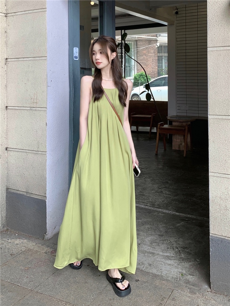 Đầm Dài Hai Dây Thời Trang Mùa Hè 63951