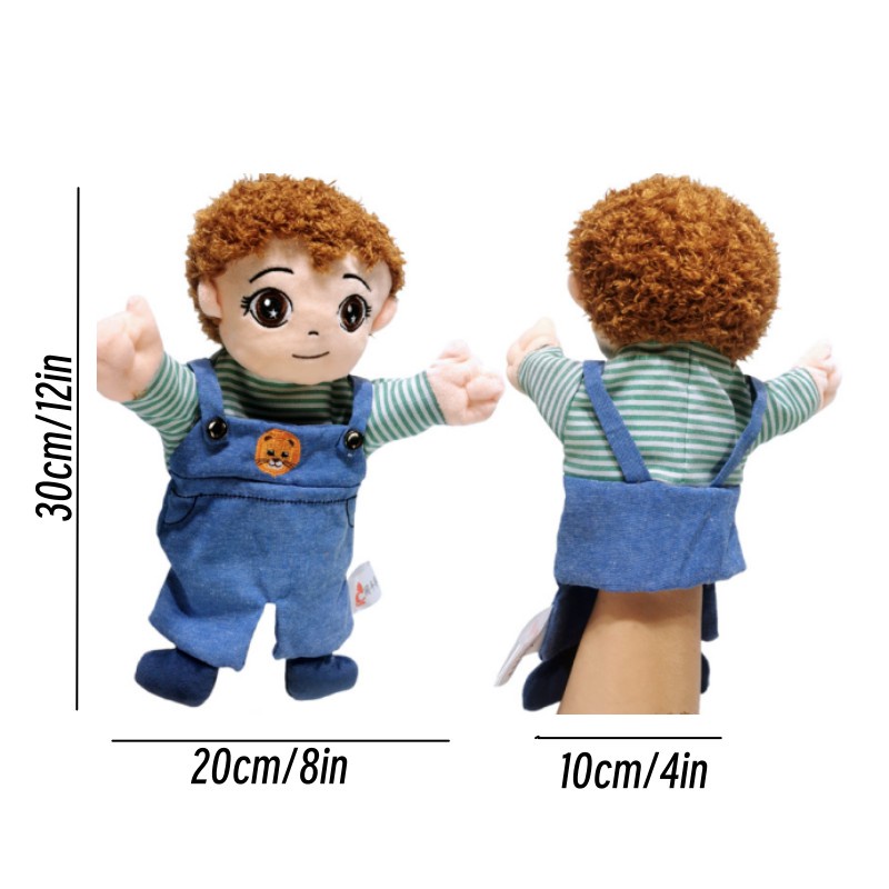 Con Rối Đeo Tay Nhồi Bông Hình Nhân Vật Gia Đình Đáng Yêu