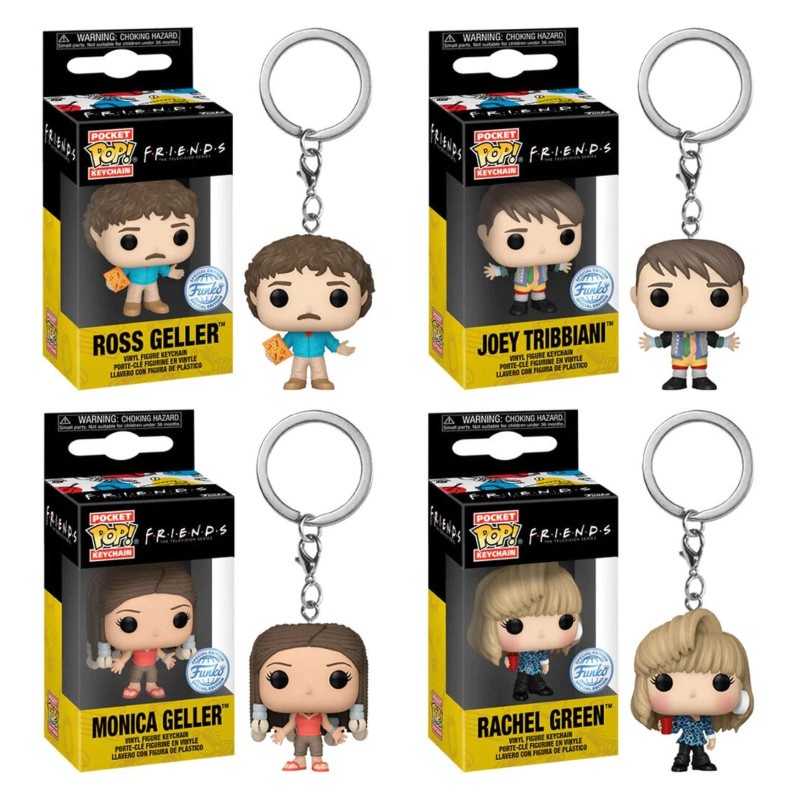 Mô Hình Nhân Vật Ross Rachel Joey Monica 10cm Đáng Yêu