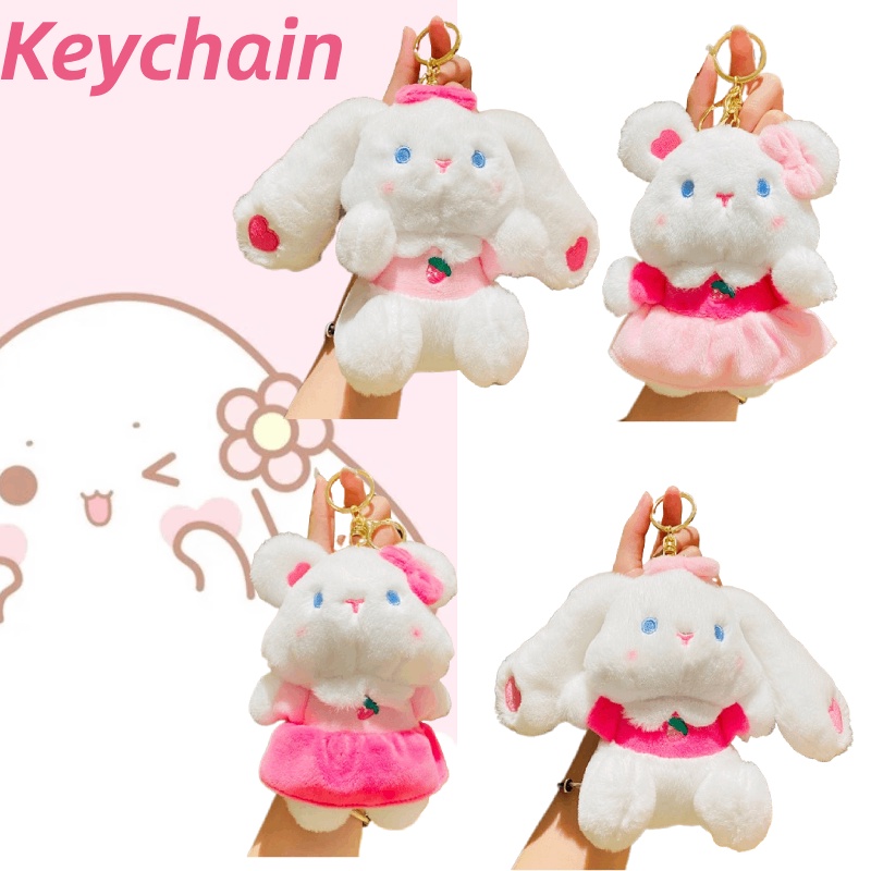 Móc Khóa Thỏ Bông Xinh Xắn Dễ Thương