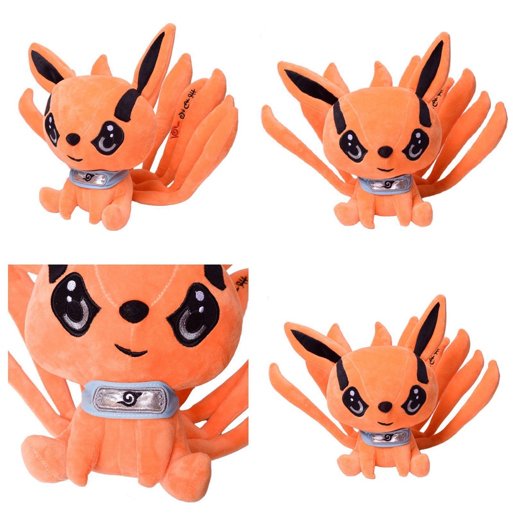 Búp Bê Nhồi Bông Mềm Mại Hình Kyuubi Naruto Kurama Nine-tales Fox Demon