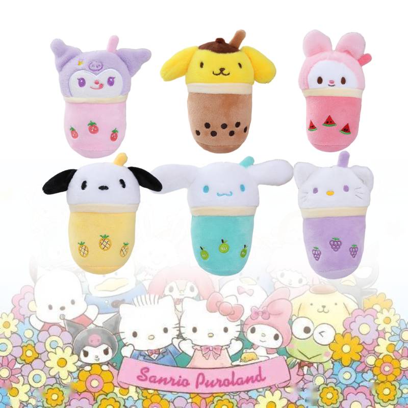 Móc Khóa Hình Ly Trà Sữa Bằng pp cotton Dễ Thương Màu Sắc
