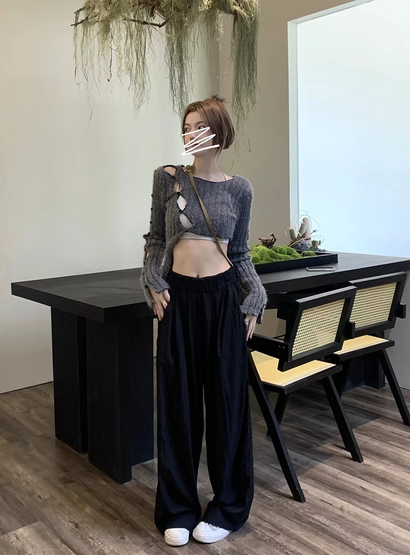 Quần Ống Rộng Lưng Thun Mỏng Thời Trang Sành Điệu 62149