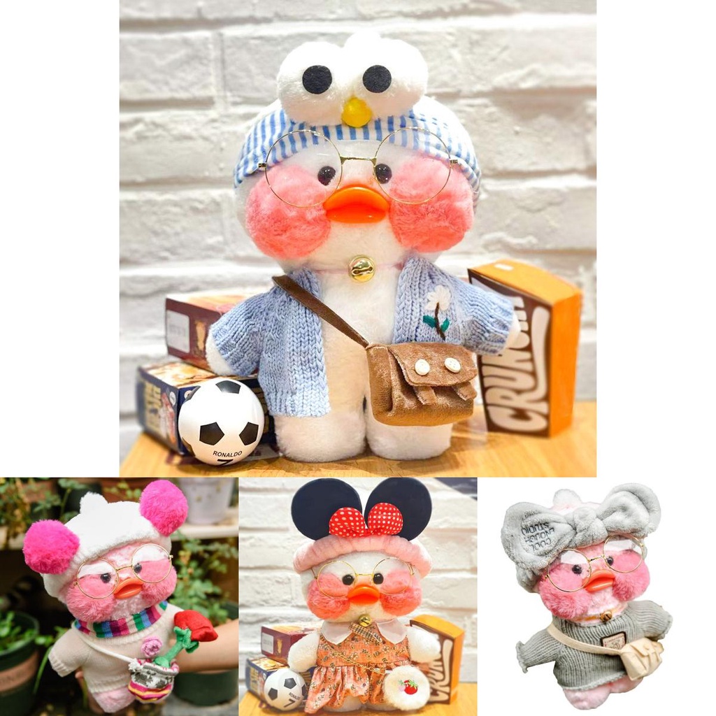 Thú Nhồi Bông Hình Vịt Vàng Lalafanfan Cafe Mimi Chất Lượng Cao Cho Mọi Lứa Tuổi