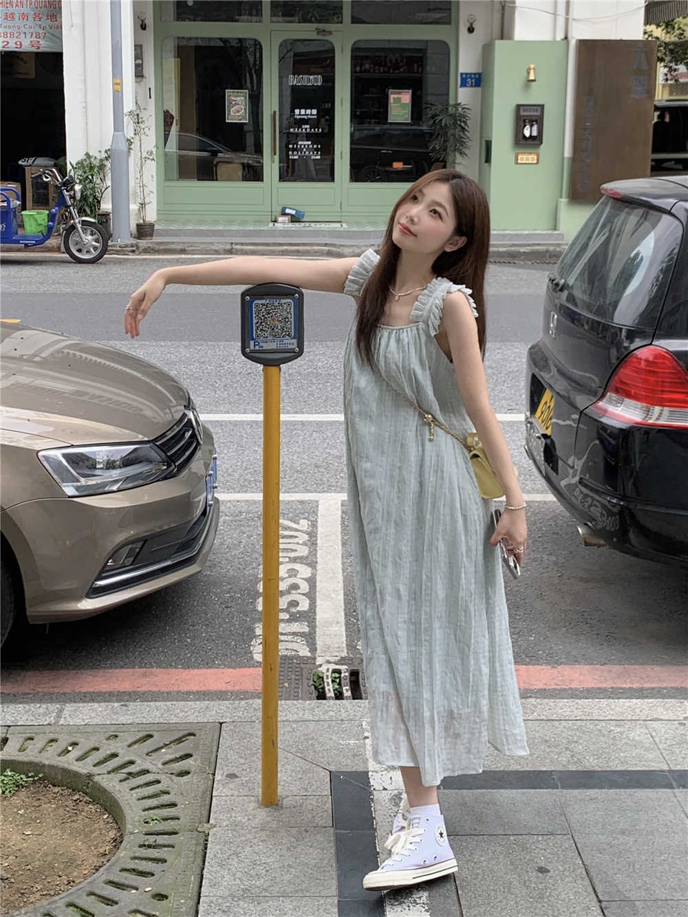 Đầm Hai Dây Dáng Dài Vừa Thời Trang Mùa Hè 65712