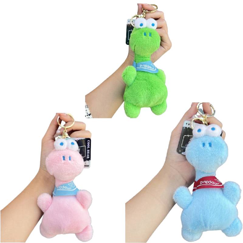Thú Nhồi Bông Hình Khủng Long Mắt To 20CM Dễ Thương
