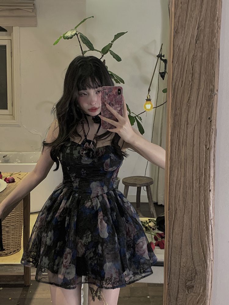 Váy nữ Ngọt Ngào, Hoa Đầm Nữ , Váy Ngắn, quyến rũ sexy girl