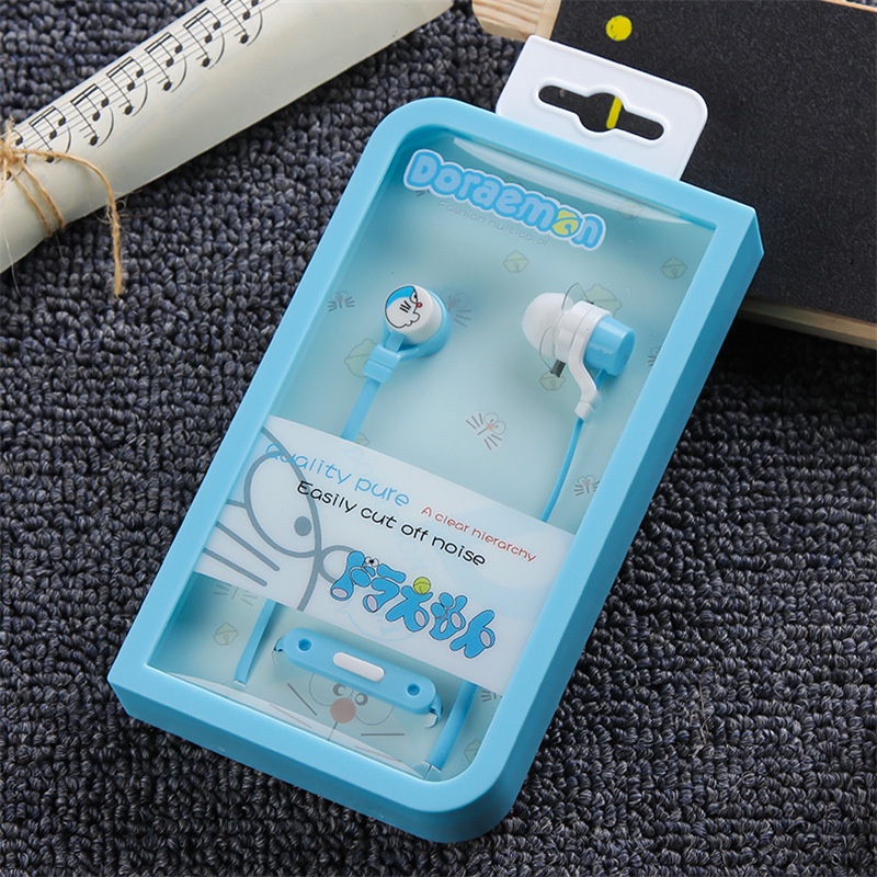 Tai Nghe Hoạt Hình Dễ Thương Có Dây Âm Thanh Nổi Chất Lượng Cao