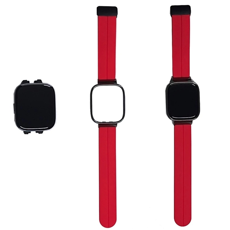 Ốp Dây Đeo Bằng silicone Có Khóa Nam Châm Cho Đồng Hồ Thông Minh redmi watch 3 / 2 lite
