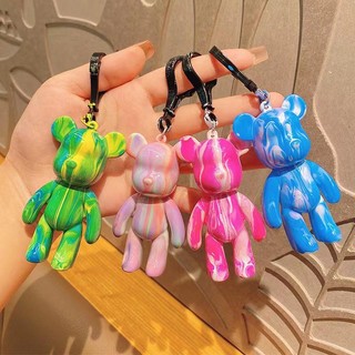 Móc khóa gấu bearbrick đa chức năng màu sắc dành cho trẻ em