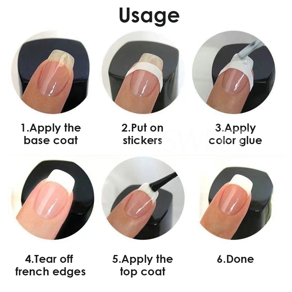 Miếng Dán Trang Trí Móng Tay Nghệ Thuật Sáng Tạo DIY