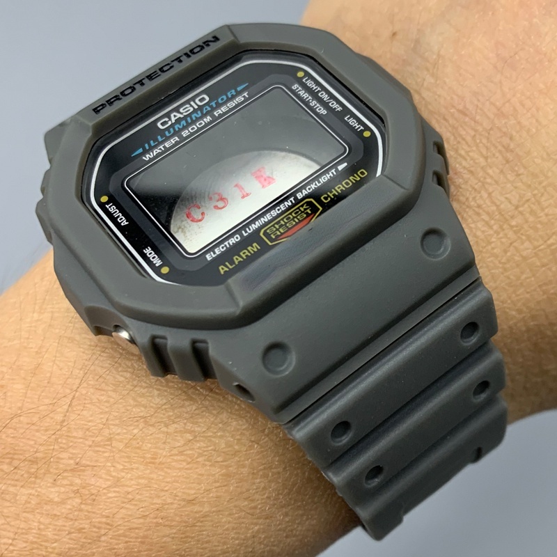 Dây Đeo Nhựa Cho Đồng Hồ Casio DW-5600 / DW5025 / GW5000 Casio DW-5600 GW-5000 YIFILM