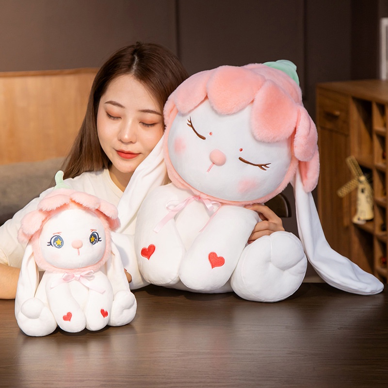 Búp Bê Nhồi Bông Hình Thỏ Bunny 26cm 2 Dễ Thương Cho Bé