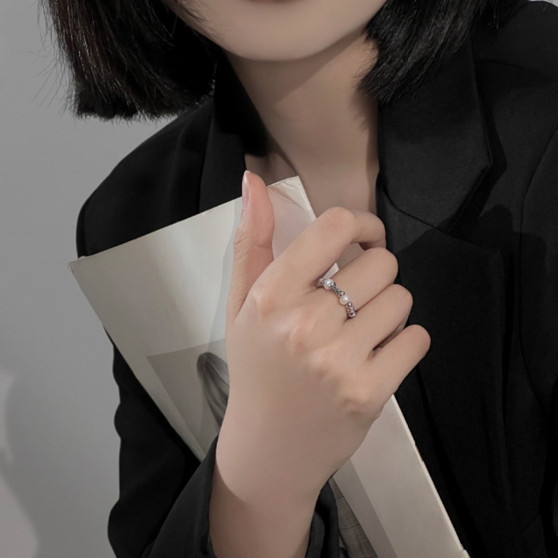 Nhẫn Đính Hạt Thiết Kế Đơn Giản Thời Trang Cao Cấp Cho Nữ