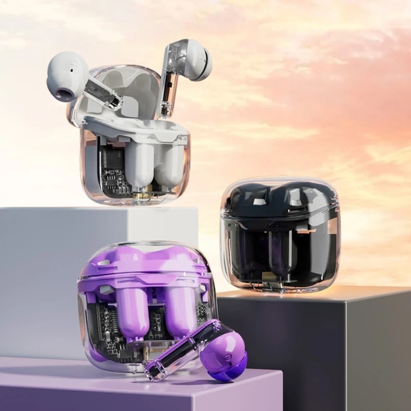 Tai Nghe Không Dây Bluetooth Chống Ồn Thông Minh TWS Có Màn Hình LCD Tích Hợp Mic