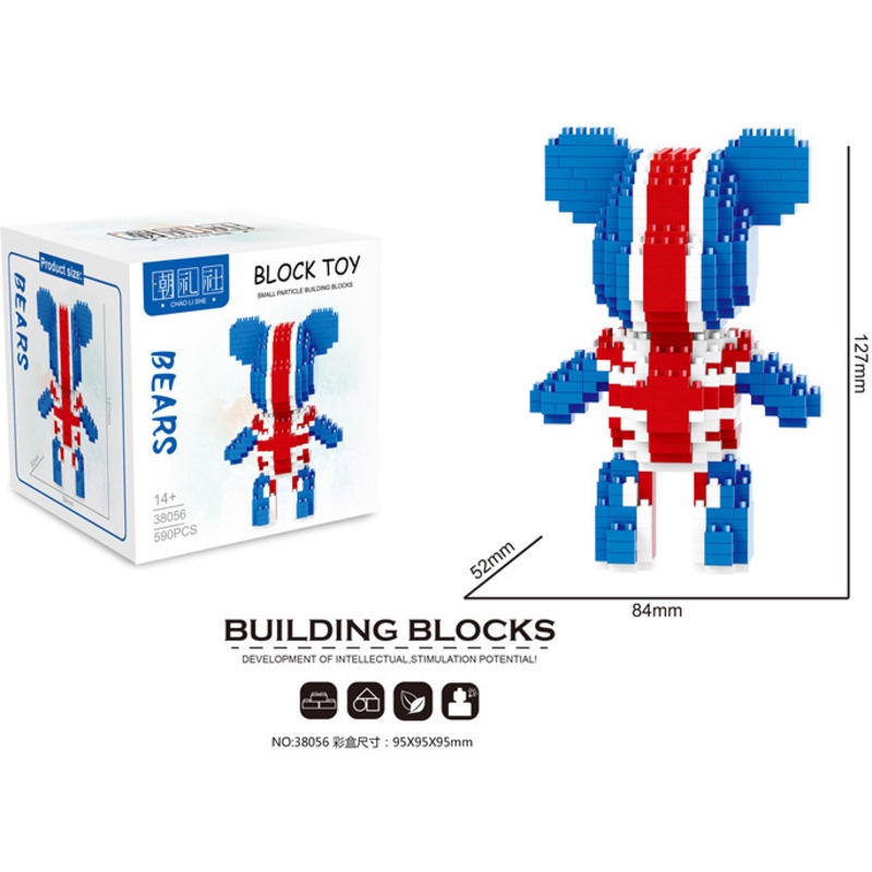 lắp ráp mô hình lego mini Bộ Đồ Chơi Lắp Ráp Lego Hình Gấu Hoạt Hình Dành Cho Trẻ Em