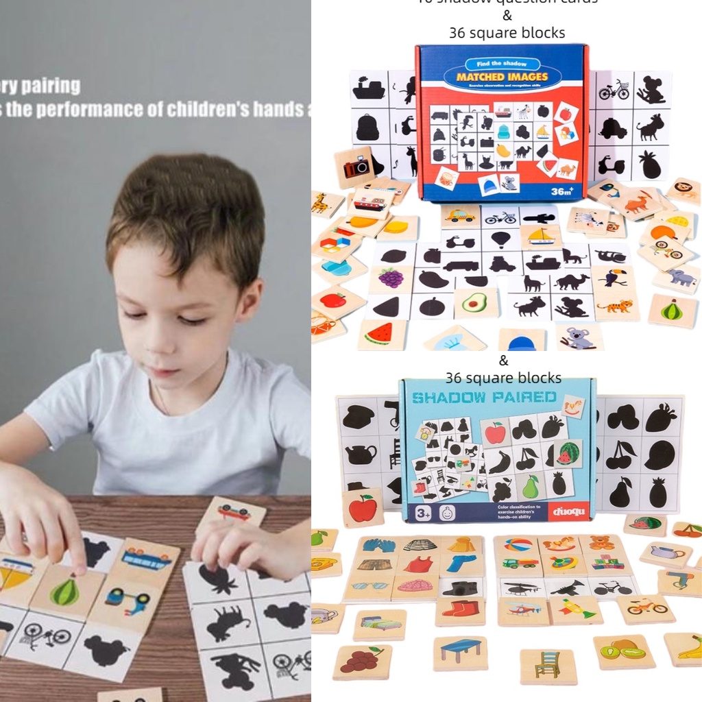 Bộ Đồ Chơi Ghép Hình Bằng Gỗ Giáo Dục Sớm Cho Bé