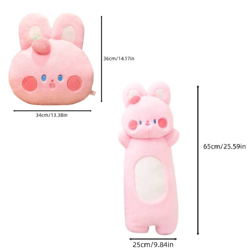 Thỏ Nhồi Bông Dáng Dài Dễ Thương Cho Bé