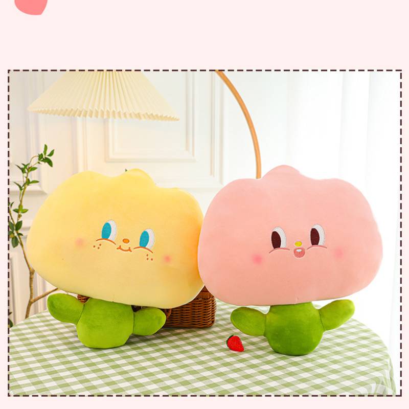 Đồ Chơi Thú Nhồi Bông Hình Bông Hoa Bằng Cotton Lông Vũ Dễ Thương Thoải Mái