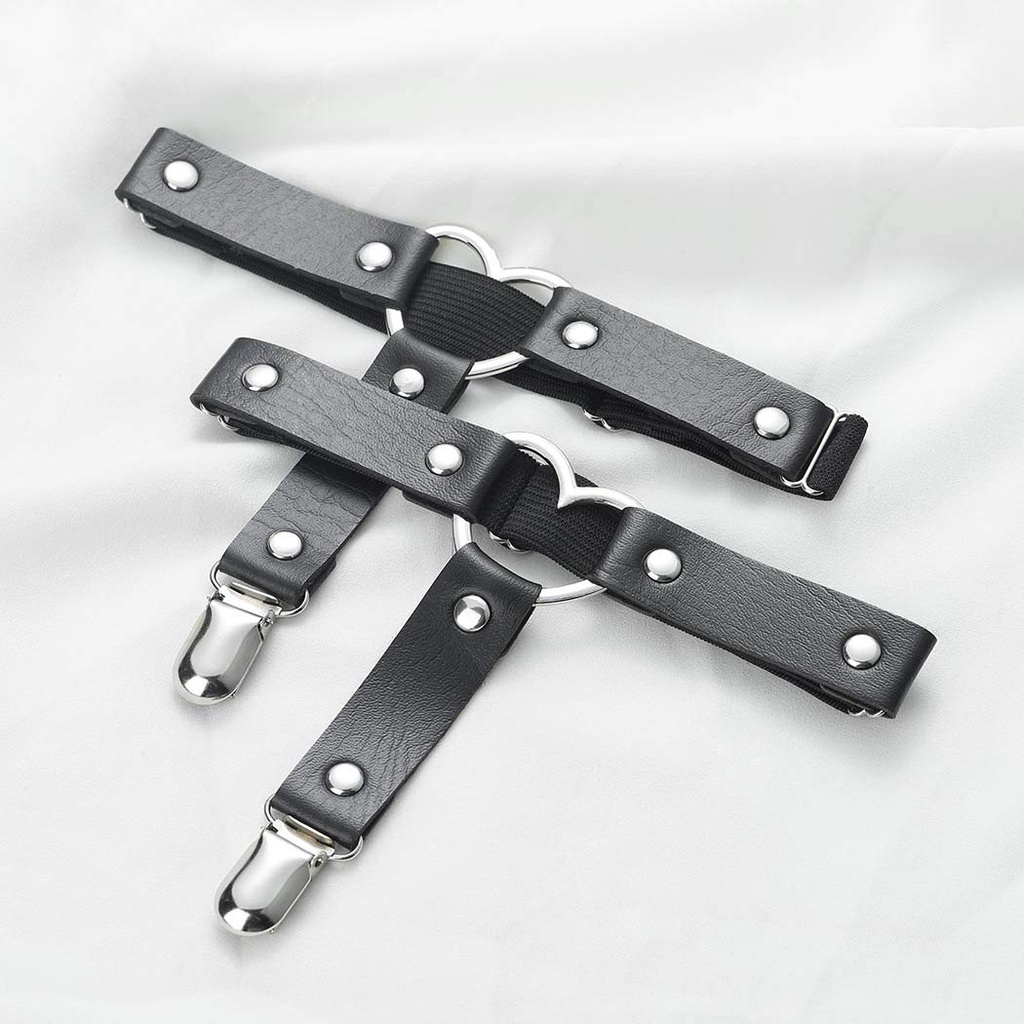 Vòng Đeo Chân Bằng Da Chống Trượt Hình Trái Tim Có Thể Điều Chỉnh