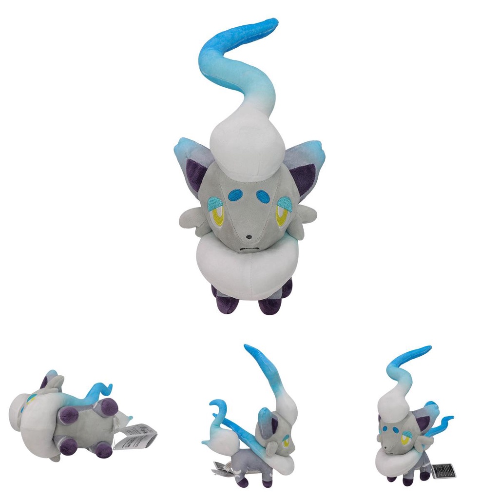 Thú Nhồi Bông Hình Pokemon Legends Arceus Blue Zorua Mềm