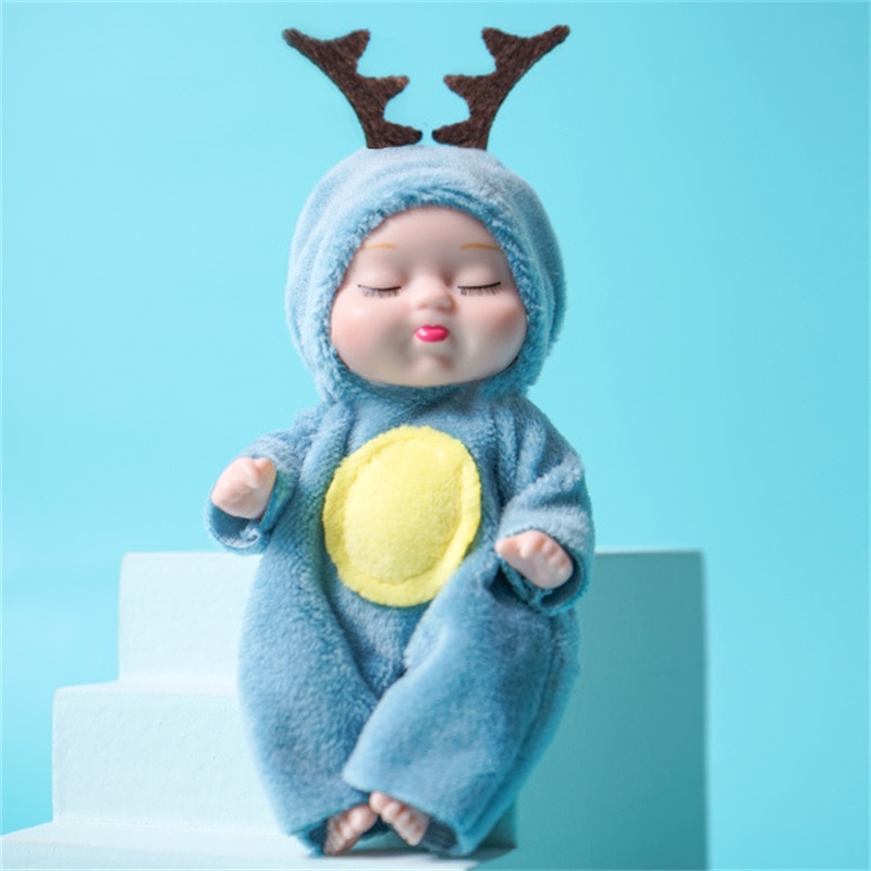 Búp Bê Em Bé Đang Ngủ Bằng Silicone 9cm