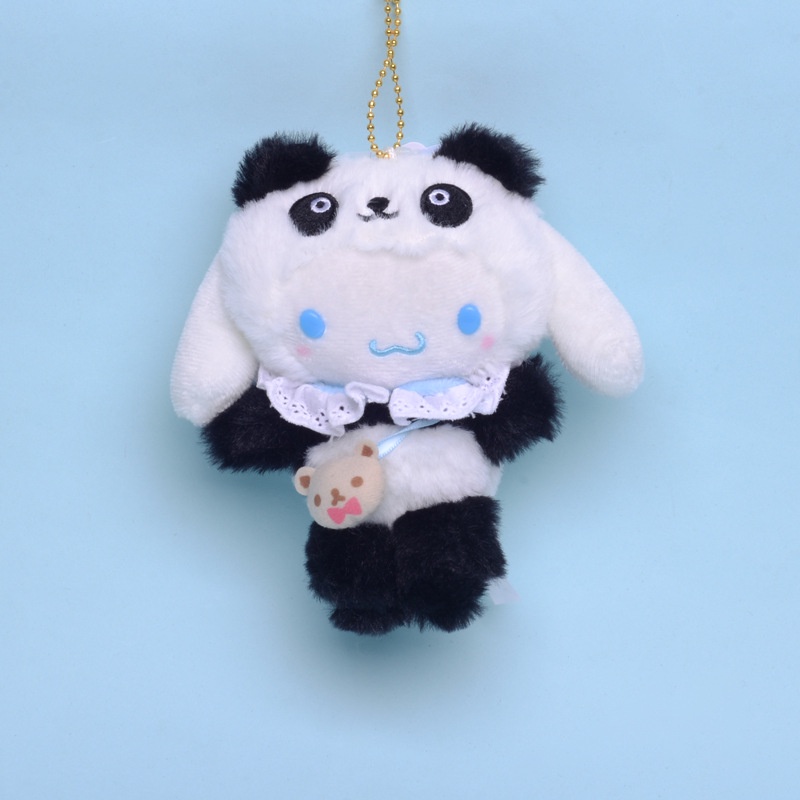 SANRIO Móc Khóa Gấu Trúc Nhồi Bông 12cm Dễ Thương