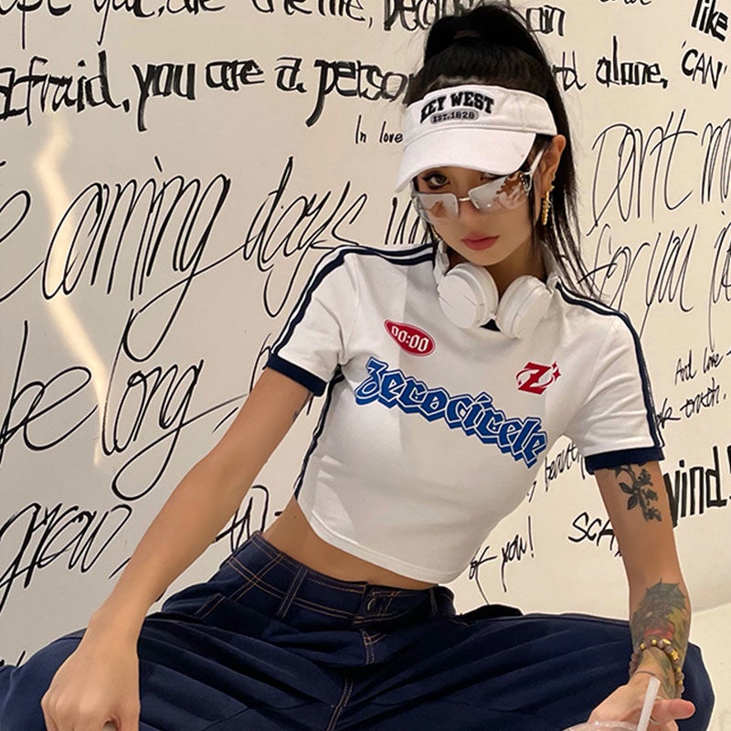 GD1 Áo phông áo croptop áo baby tee American Vintage 2023 New Style MA1803