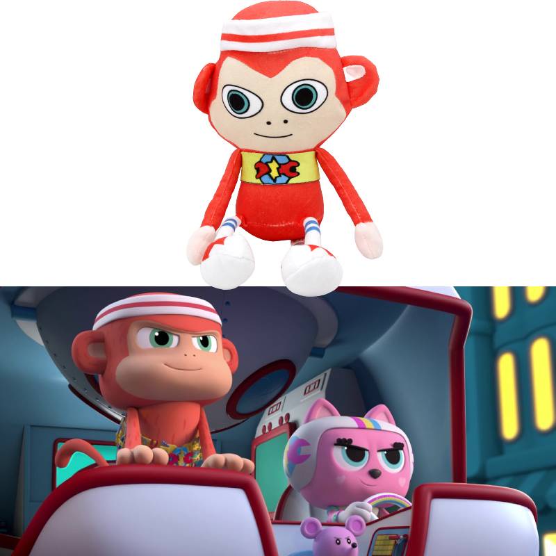 Khỉ Nhồi Bông Nhiều Màu Dễ Thương Dùng Trang Trí