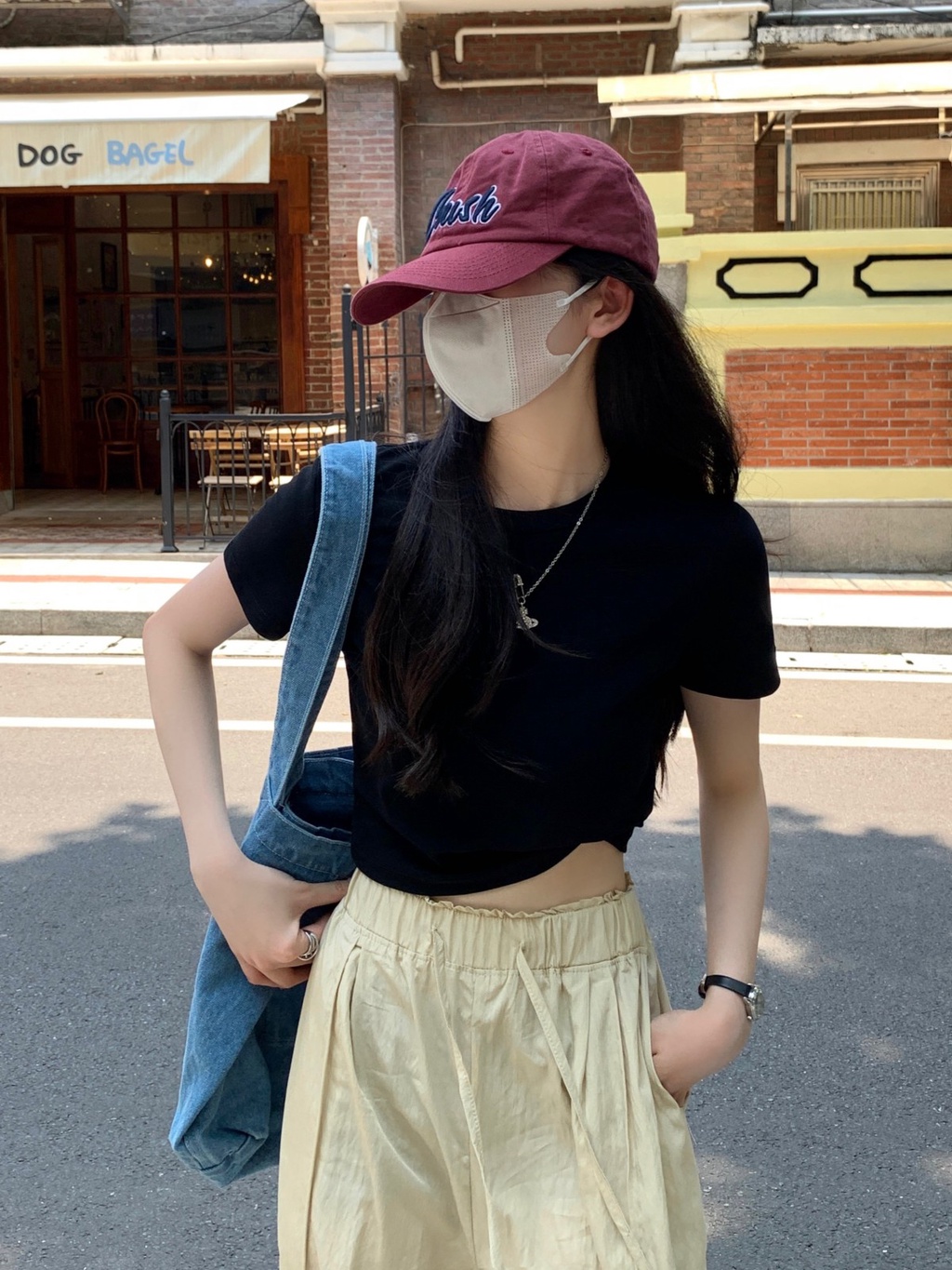 Áo Thun Cotton Cổ Tròn Tay Ngắn Dáng Ôm Phong Cách Hàn Quốc Thời Trang Mùa Hè 64726