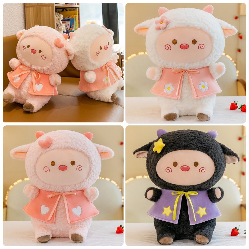 Cừu Nhồi Bông Ấm Áp Kích Thước 35 / 45 / 60 / 85cm