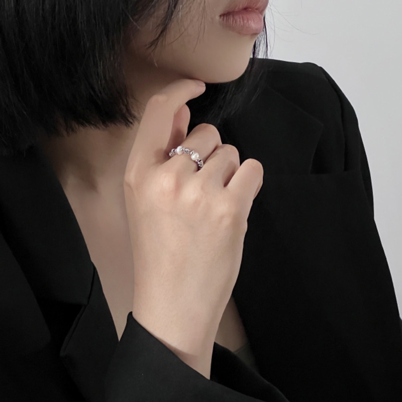 Nhẫn Đính Hạt Thiết Kế Đơn Giản Thời Trang Cao Cấp Cho Nữ