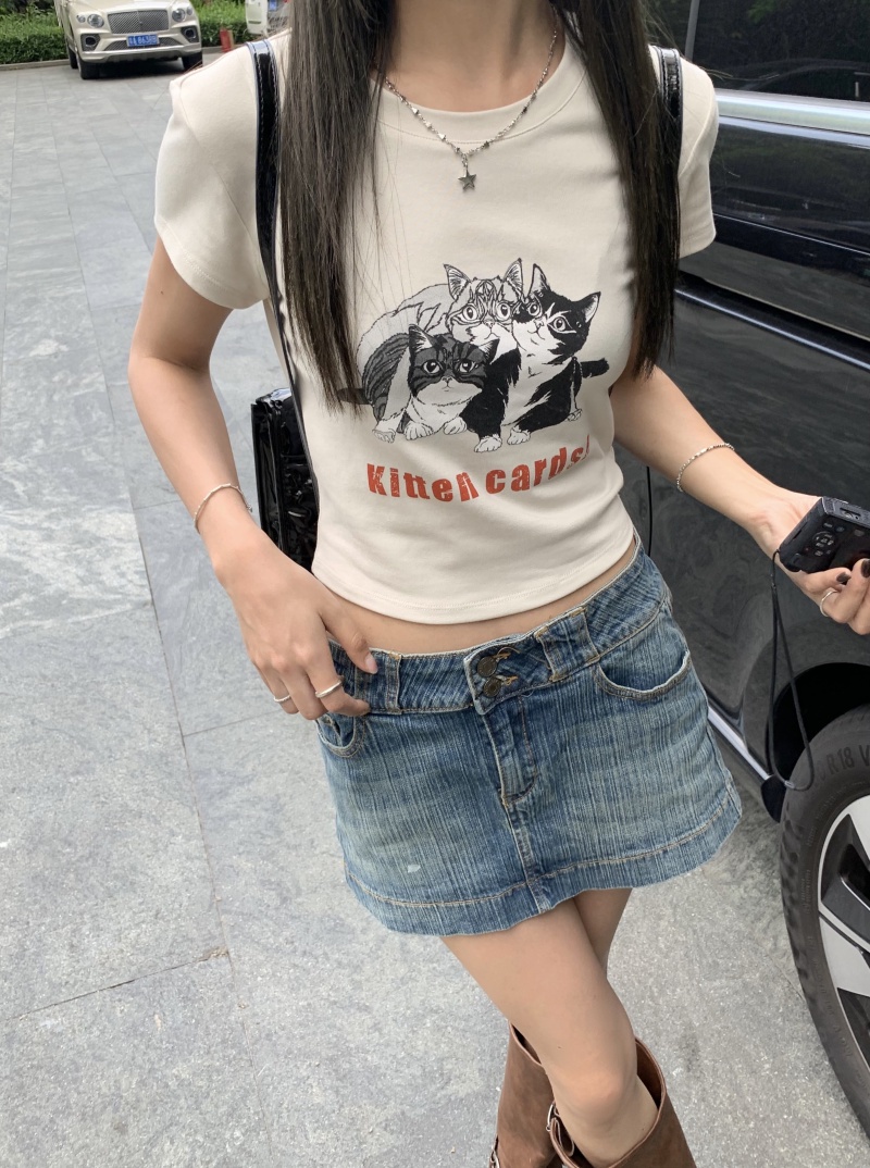 65137 sitten srint Short-Sleeved t-Shirt omen Summer sll-sao sop