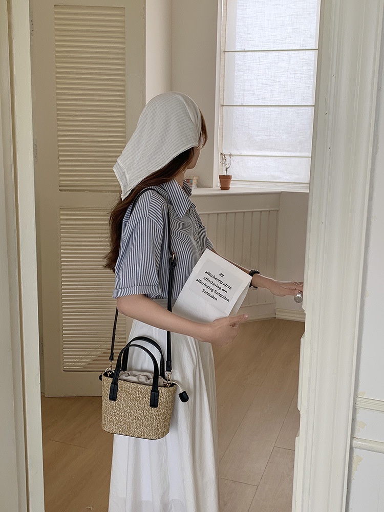 Túi Đeo Chéo Đan Cói Phong Cách Thời Trang Mùa Hè 65319