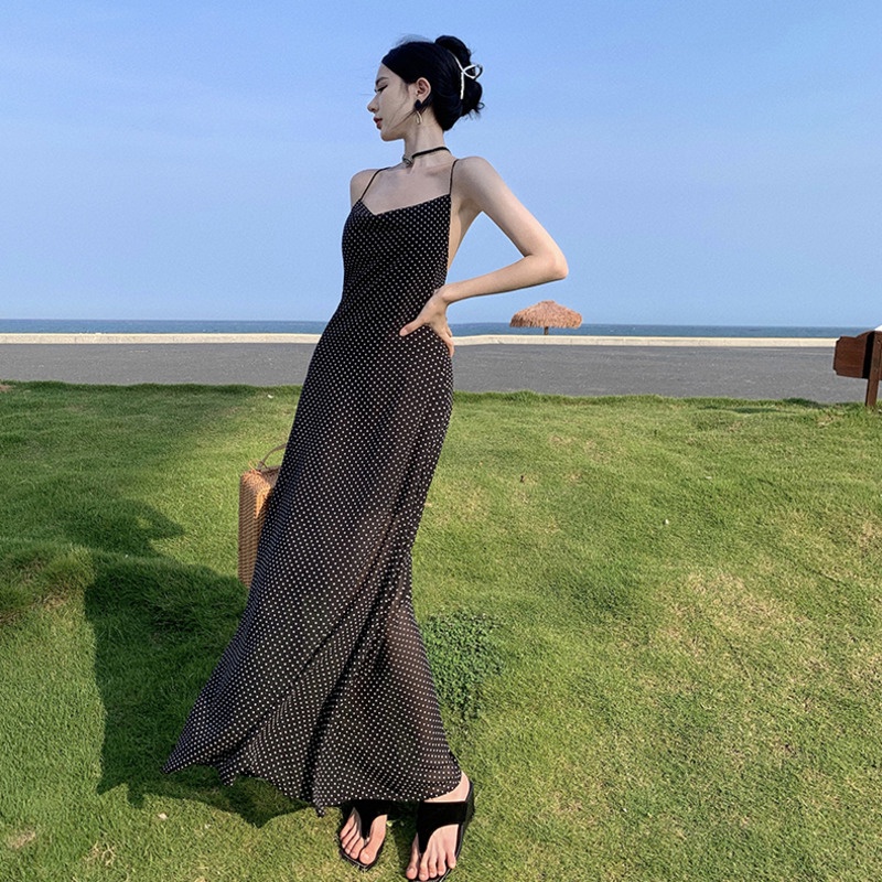 Đầm Chiffon Hai Dây Thời Trang Mùa Hè