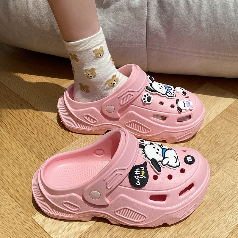 CK dép sandal nữ giày sandal nữ dép đế cao đi biển Thoải Mái Xinh Xắn 29Z23072228 SH越南促销价格109000