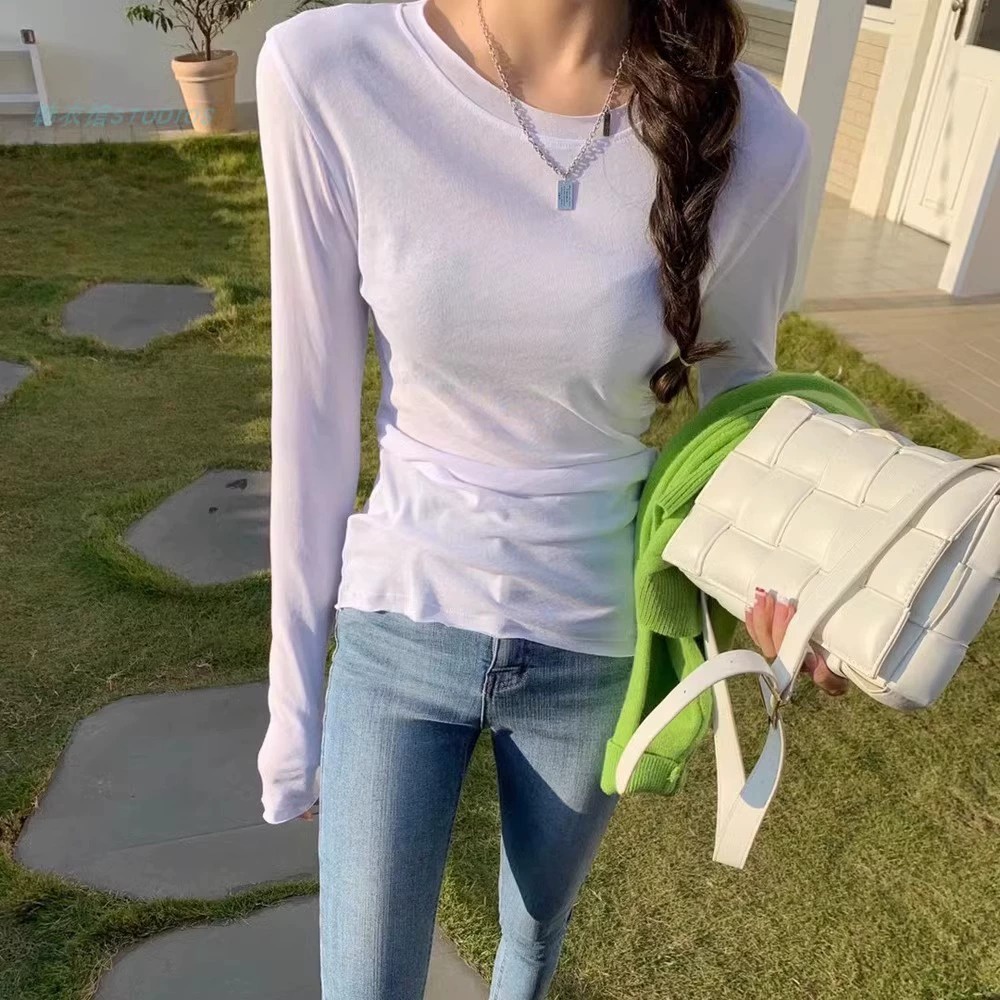 66152 lightweight thoải mái long-sleeved t-shirt sunscreen top