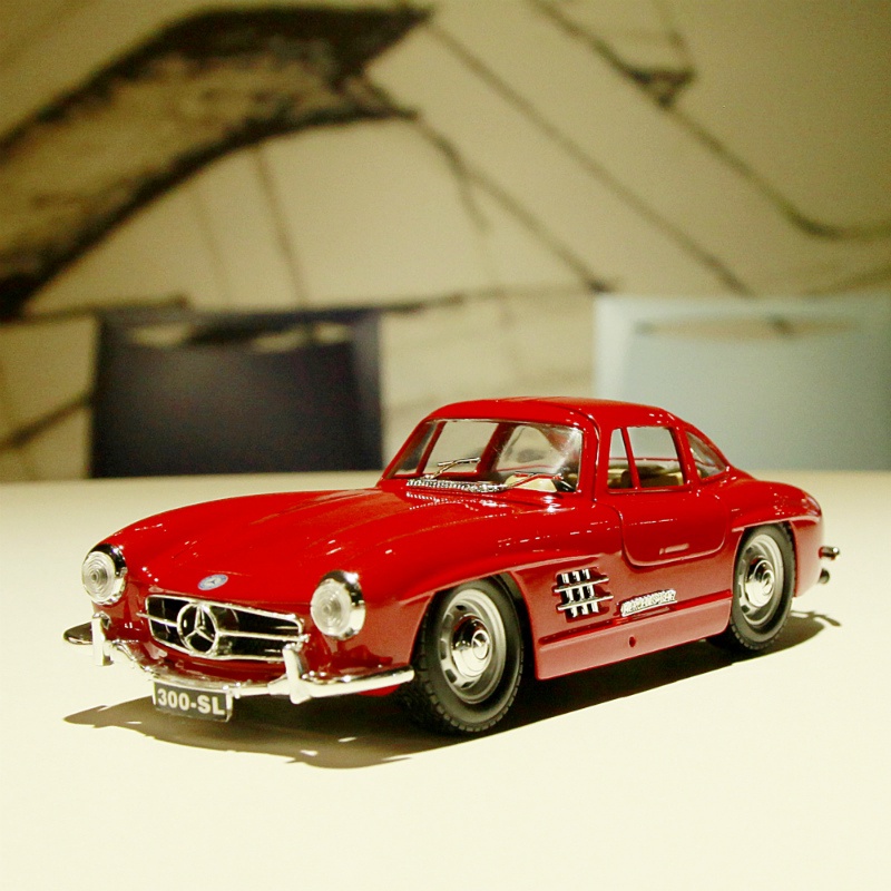 Bburago 1954 mercedes benz 300 sl cars 1:24 alloy vehicle diecast cars mô hình bộ sưu tập đồ chơi quà tặng cho trẻ em người lớn