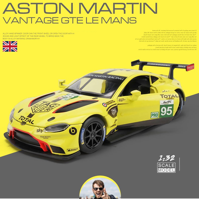 1:32 astonmartin gte hợp kim đường đua xe mô hình diecasts & xe đồ chơi bộ sưu tập mô hình xe thể thao bằng kim loại trẻ em