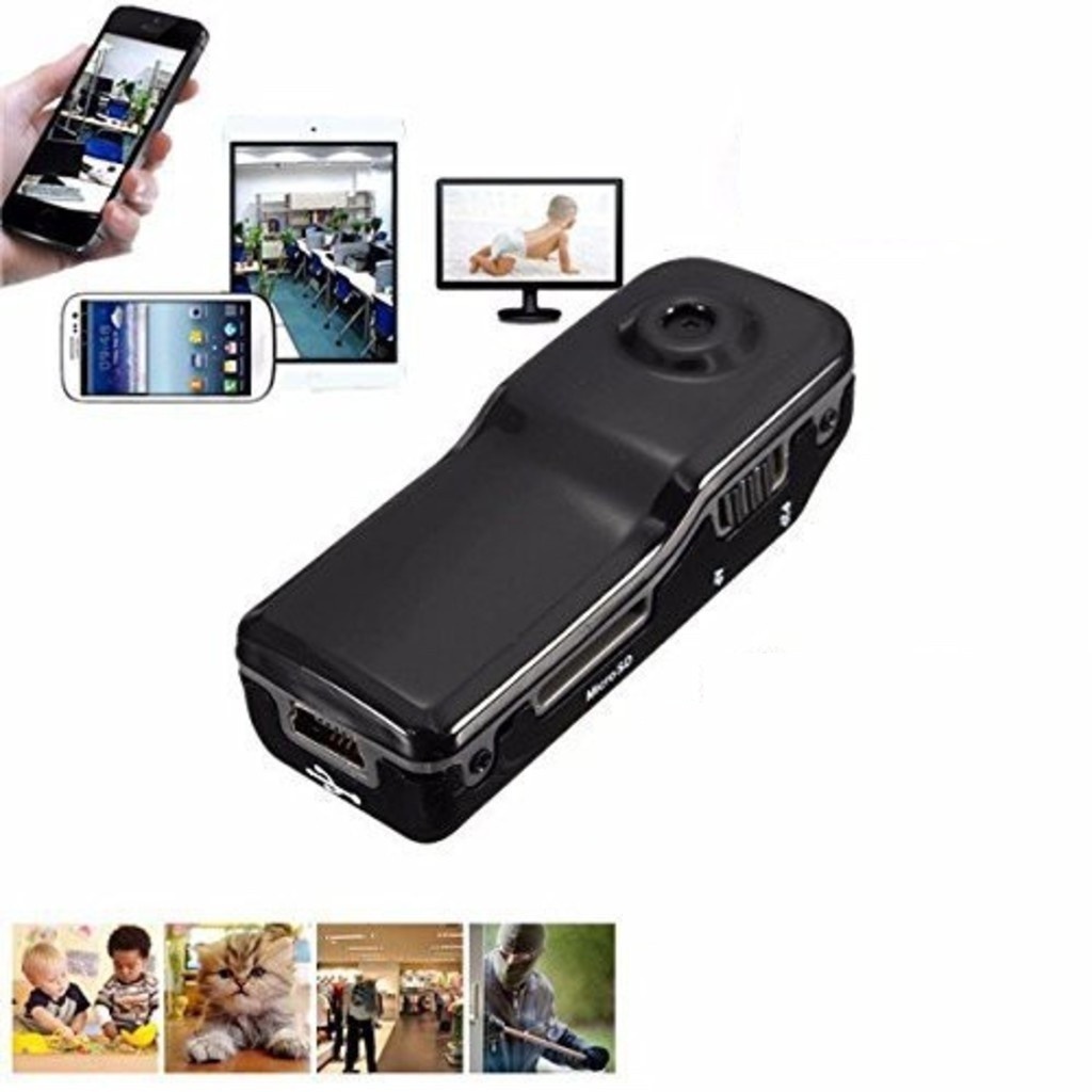 Camera Hành Trình MD80 Mini Gắn Mũ Bảo Hiểm Xe Mô Tô | BigBuy360 - bigbuy360.vn