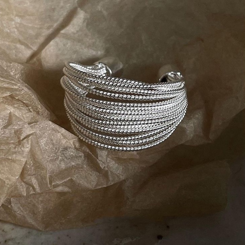 Nhẫn Hở Nhiều Lớp Phong Cách Retro Thời Trang Cao Cấp