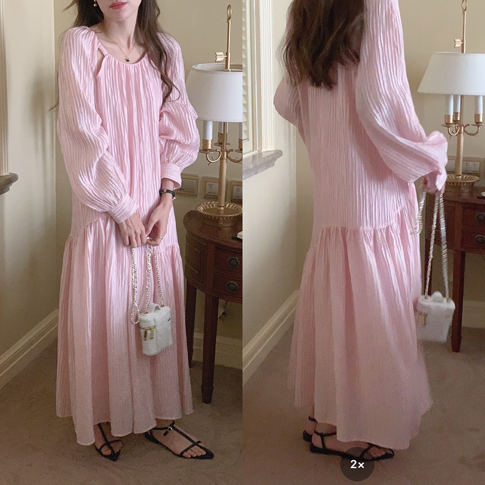 Đầm Dài Dáng Rộng Thiết Kế Độc Đáo Thời Trang 62064