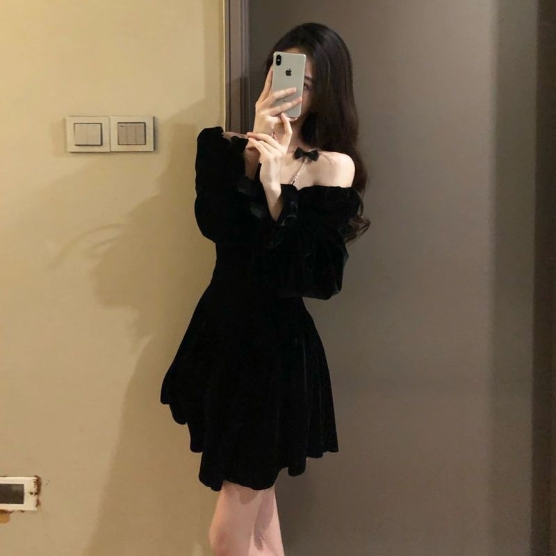 𝒀𝒂𝒏𝒚𝒂𝒏 Váy Spice Girl Cá Tính, Màu Đen Qúy Phái Dành Cho Nữ Sinh