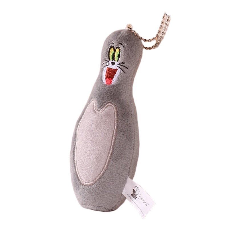 Móc Khóa Hình Mèo Tom Và Chuột Jerry Nhồi Bông Dễ Thương